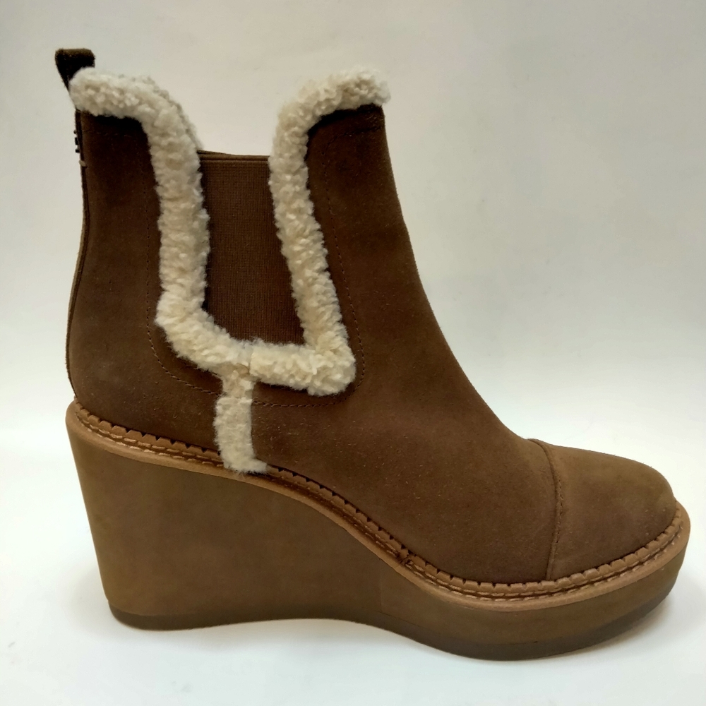 Sam Edelman Women's Reagan Toffee Chelsea Waterproof Boots